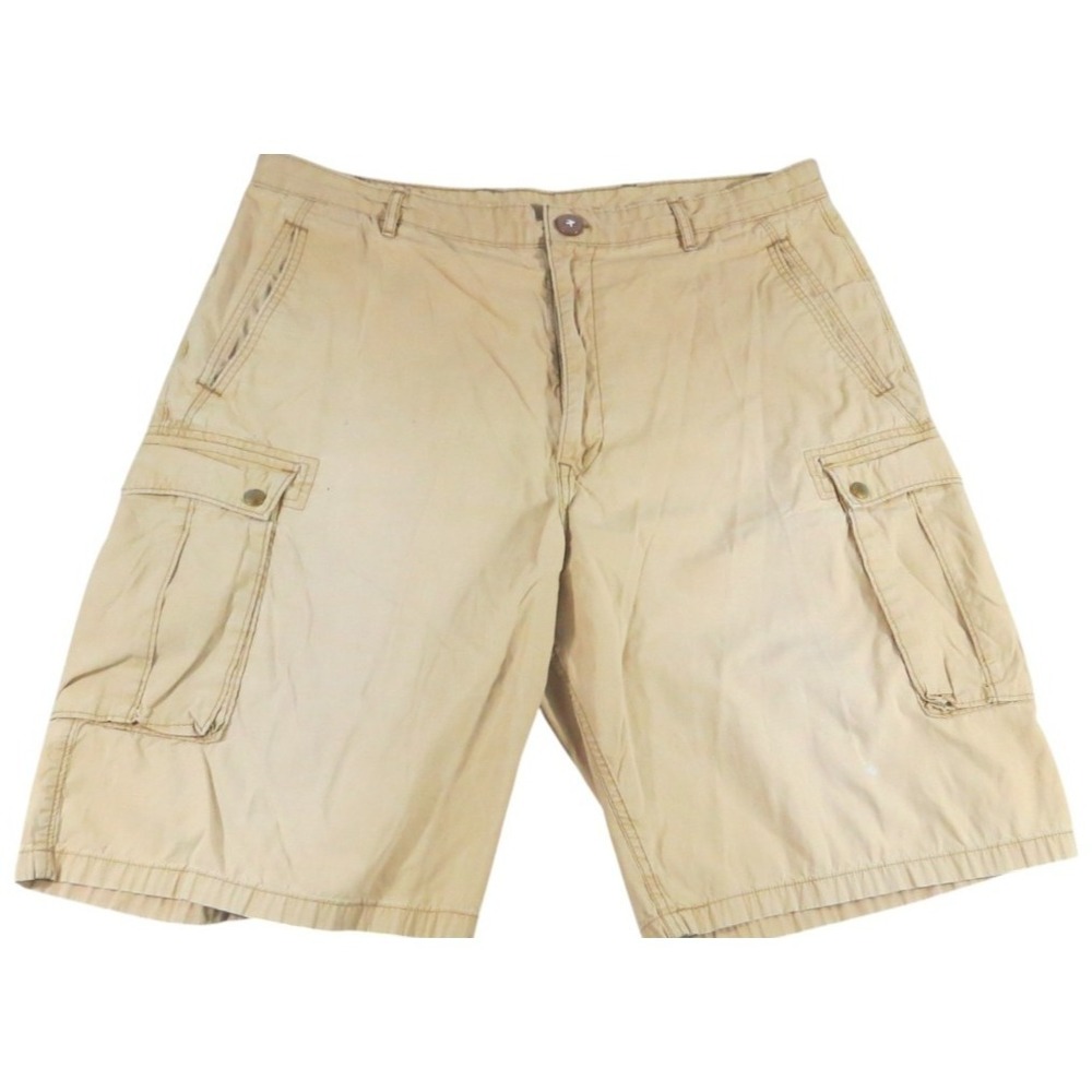Levis Carrier Cargo Shorts Men 38 Khaki Tan 13581-0011 Snap Pocket Casual Work